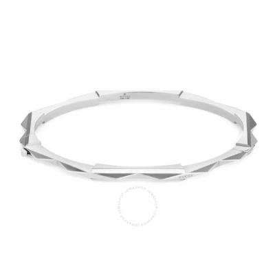 Gucci Link To Love 18ct White Gold Studded Bangle - Yba662253002