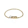 Gucci Link To Love Brand-engraved 18ct Yellow-gold Chain Bracelet In Yellow