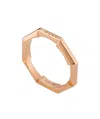 Gucci Link To Love 18k Mirrored Ring In Gold