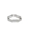 Gucci Link To Love 18k Ring (authentic Pre-loved) In Metallic