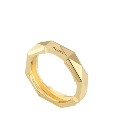 GUCCI GUCCI LINK TO LOVE 18K STUDDED RING