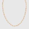 Gucci Link To Love Chain Necklace In Pink
