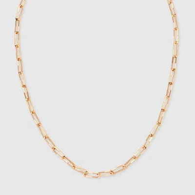 Gucci Link To Love Chain Necklace In Pink