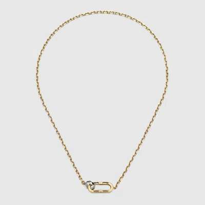 Gucci Link To Love Chain Necklace In Yellow Gold