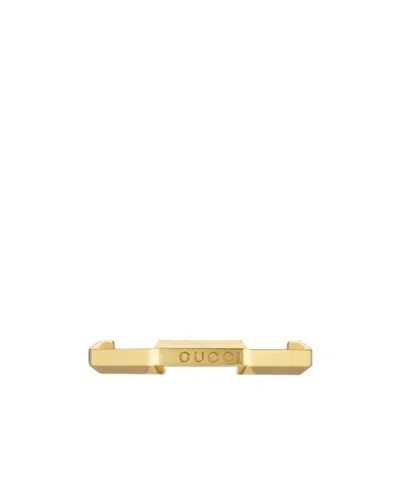 Gucci Link To Love Mirrored Ring In Burgundy