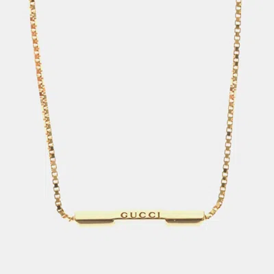 Pre-owned Gucci Link To Love Necklace 18k Pink Gold Pendant Necklace