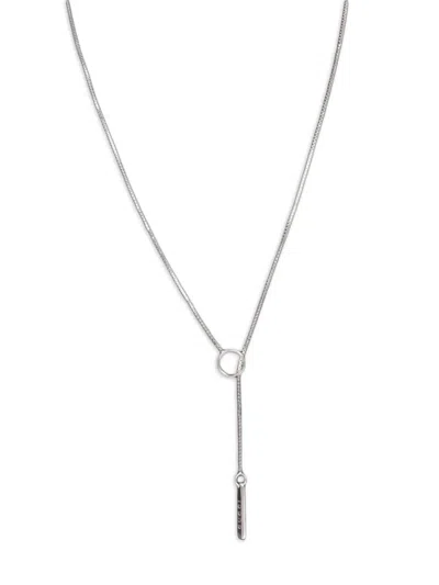 Pre-owned Gucci Link To Love Necklace In Silver