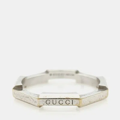 Pre-owned Gucci Link To Love Ring Eu 53 In Multi