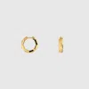 Gucci Link To Love Studded Earrings In Yellow Gold