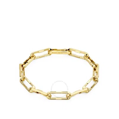 Gucci Link To Love Wide Chain Bracelet - Yba744753001 In Yellow