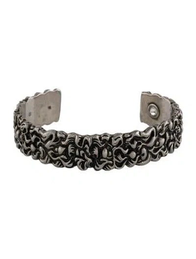 Pre-owned Gucci Lion Mane Cuff Bracelet In Multi