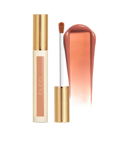 Gucci Liquid Tint Lipstick, 0.21 Oz. In Brown