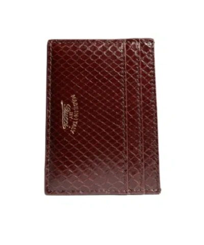 Gucci Lira Card Case In Brown