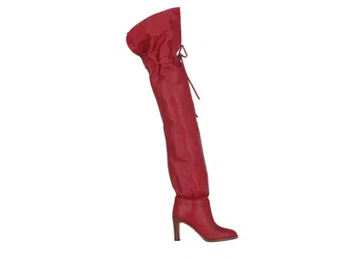 Pre-owned Gucci Lisa Overtheknee Boots (women's) Sneakers In Romantic Cerise