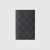 Gucci Gg Long Card Case With Gg Detail In Black