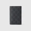 GUCCI GUCCI GG LONG CARD CASE WITH GG DETAIL