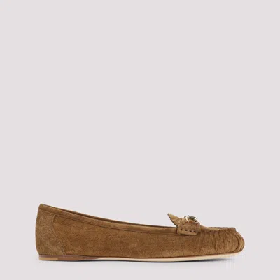 Gucci Loafer Ballerina In Brown