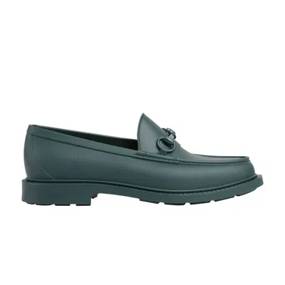 Pre-owned Gucci Loafer 'lacquered Horsebit - Vintage Green' | Men's Size 5