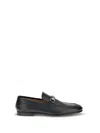 Gucci Leather Slip-on Loafers With Iconic Horsebit Detail In Black