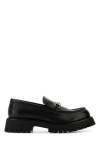 Gucci Black Leather Loafers