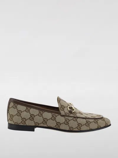 GUCCI LOAFERS GUCCI WOMAN COLOR BEIGE F83843022