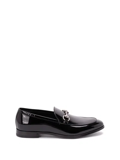 GUCCI LOAFERS SHINY LEATHER