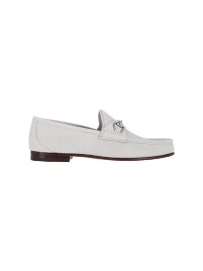 Gucci Loafers With Clamp In Gray