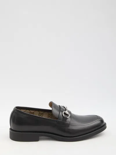 Gucci Loafers With Horsebit In Black