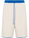 Gucci Techno Fabric Bermuda-shorts In Neutrals