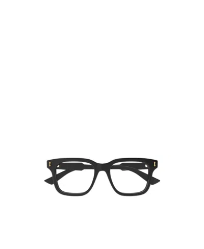 Gucci Logo-arm Detail Glasses In Black