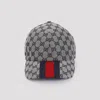 Gucci Logo Baseball Cap In Gray