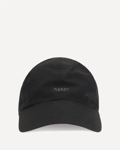 Gucci Logo Baseball Cap In Black