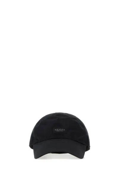 Gucci Logo Baseball Cap In Black