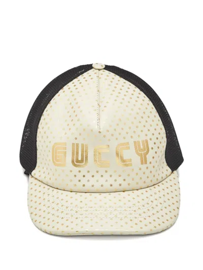 Pre-owned Gucci Logo Baseball Cap In Neutral