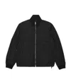 Gucci Logo Baseball Jacket In Black