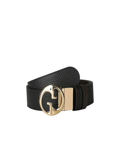 Gucci Logo Belt In Black