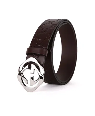 Gucci Logo Belt In Black