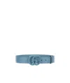 Gucci Logo Belt In Blue