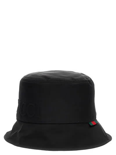 Gucci Women Logo Bucket Hat In Black