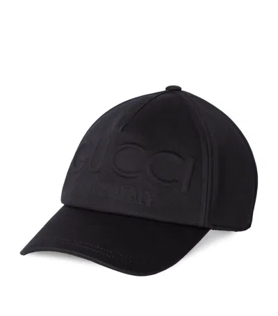 Gucci Logo Cap In Black