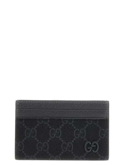 Gucci Logo Card Holder In Black