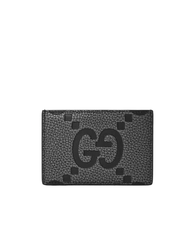 Gucci Logo Card Holder In Black
