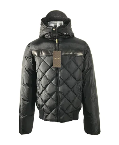 Gucci Logo Casual Jacket In Black