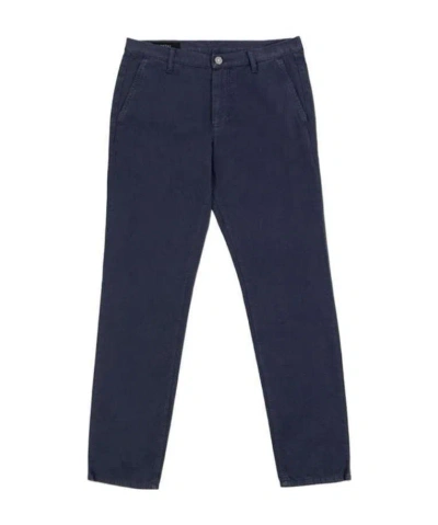 Gucci Logo Casual Pants In Blue