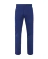 Gucci Logo Casual Pants In Blue