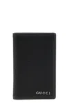 Gucci Logo Continental Card Holder Wallets And Card Holders Black In Black