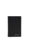 Gucci Logo Continental Card Holder Wallets And Card Holders Black In Black