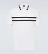 GUCCI LOGO COTTON-BLEND PIQUÉ POLO SHIRT