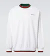 Gucci Cotton Piquet Sweatshirt With Web