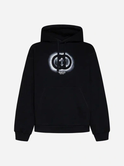 GUCCI LOGO COTTON HOODIE